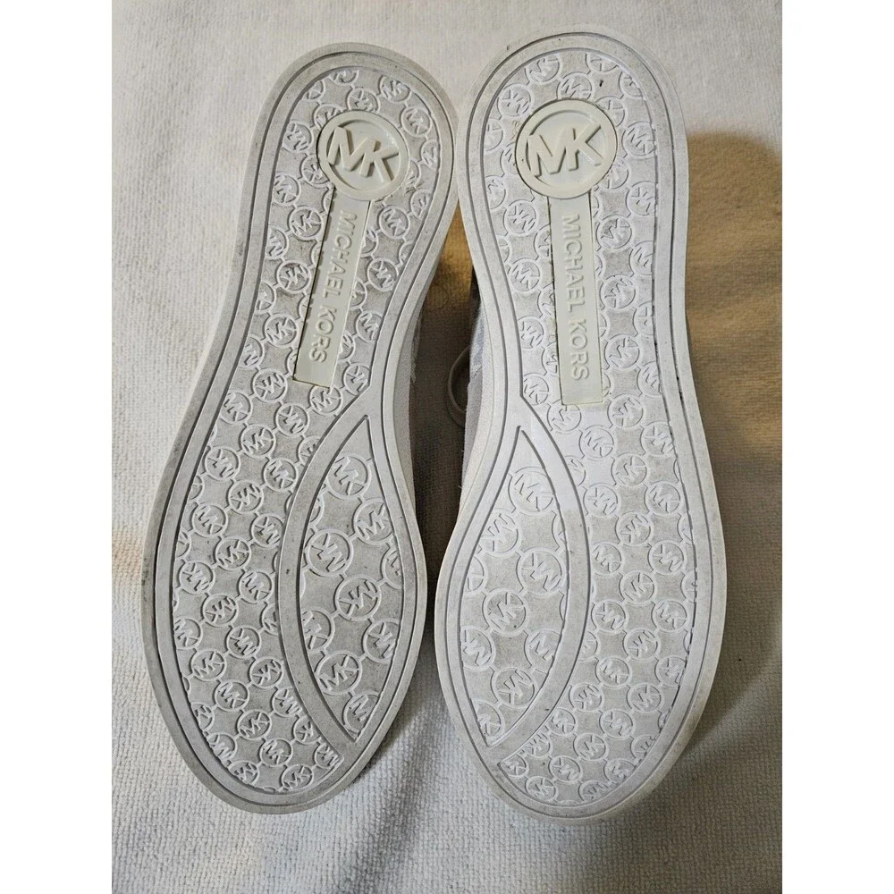 Michael Kors Yellow, Gray and Cream Sneakers